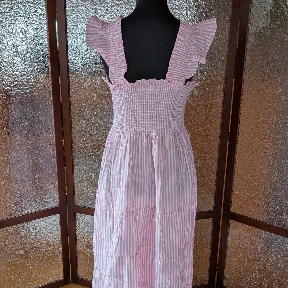 Like New | Hill House Ellie Nap Dress Bubblegum Stripe X-LARGE - Picture 3 of 6